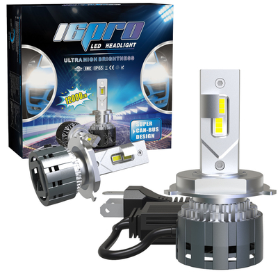 High Power 80W Car Light Bulbs 16000 Lumen Strong Mini Small Body H13 Led H11 H7 H4 Car Led Headlight
